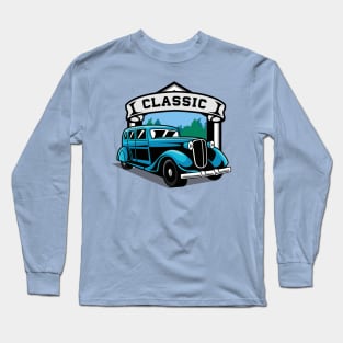 Classic Car Badge Long Sleeve T-Shirt